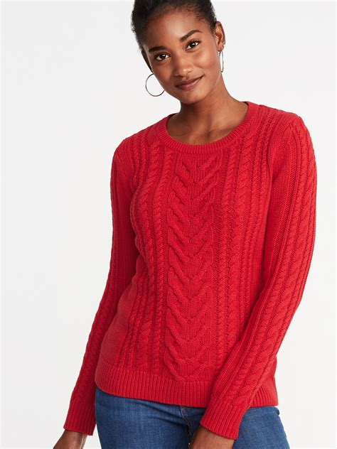 Women's Red Designer Sweaters & Knits 